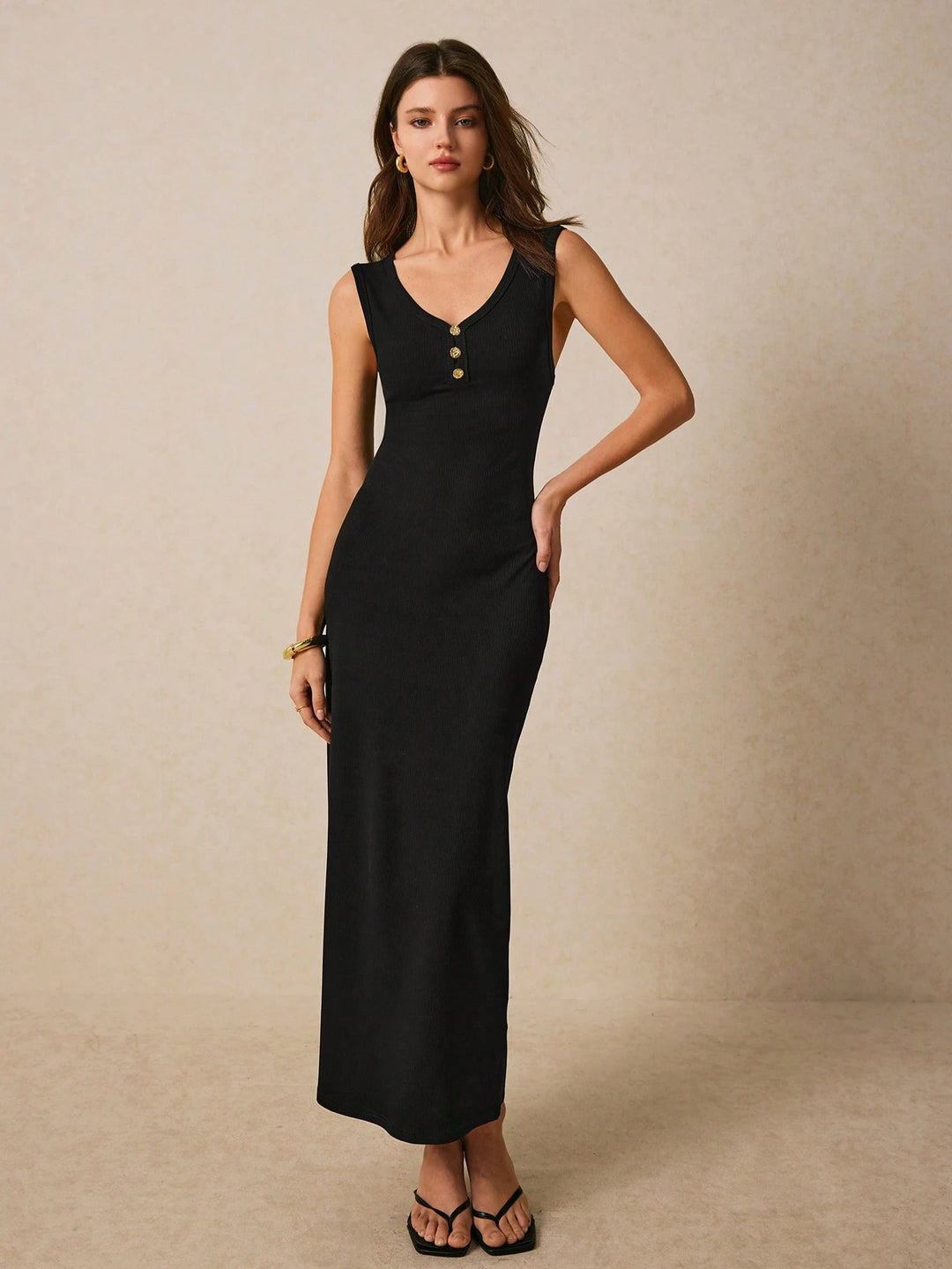 Rochie maxi SHEIN, negru