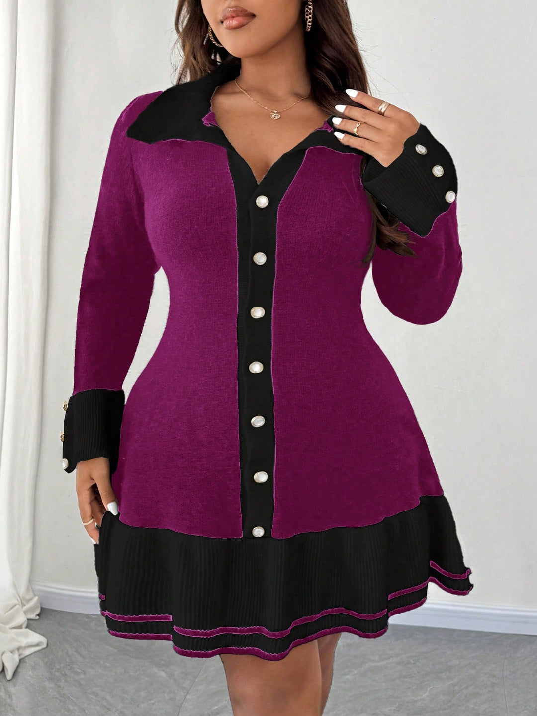 SHEIN ruha, lila