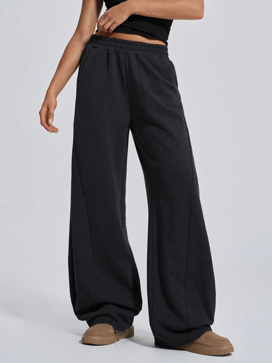 Pantaloni SHEIN, negru