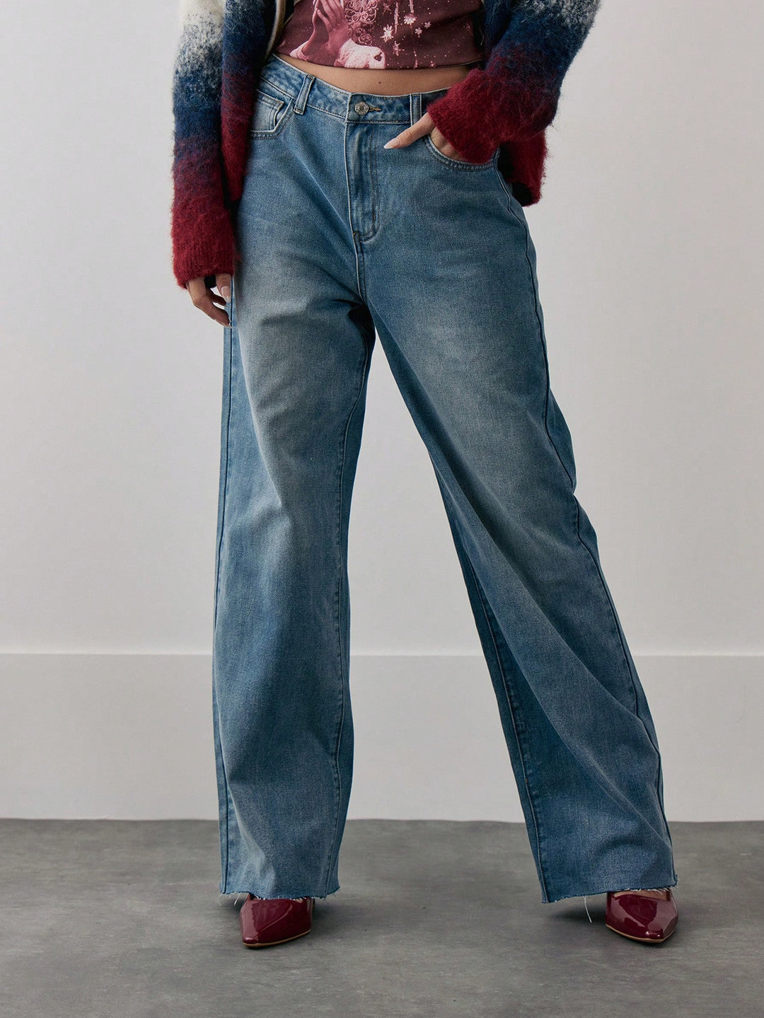 Jeans SHEIN, albastru