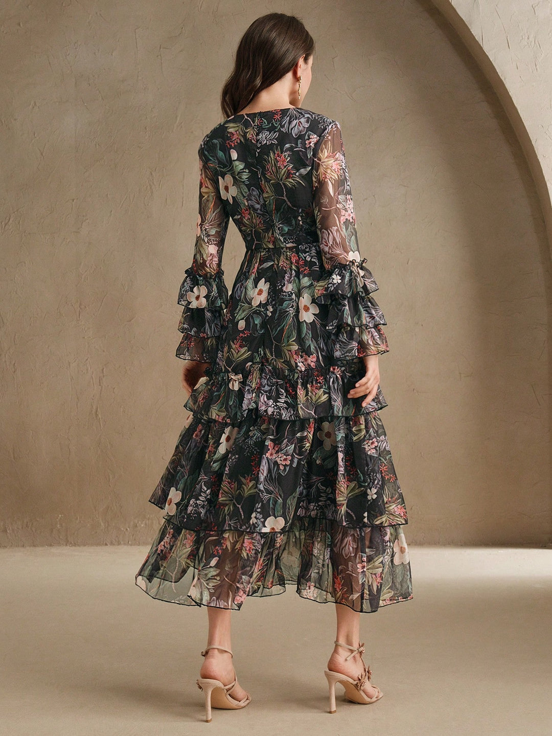 SHEIN Maxi ruha, fekete