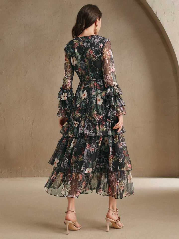 SHEIN Maxi ruha, fekete