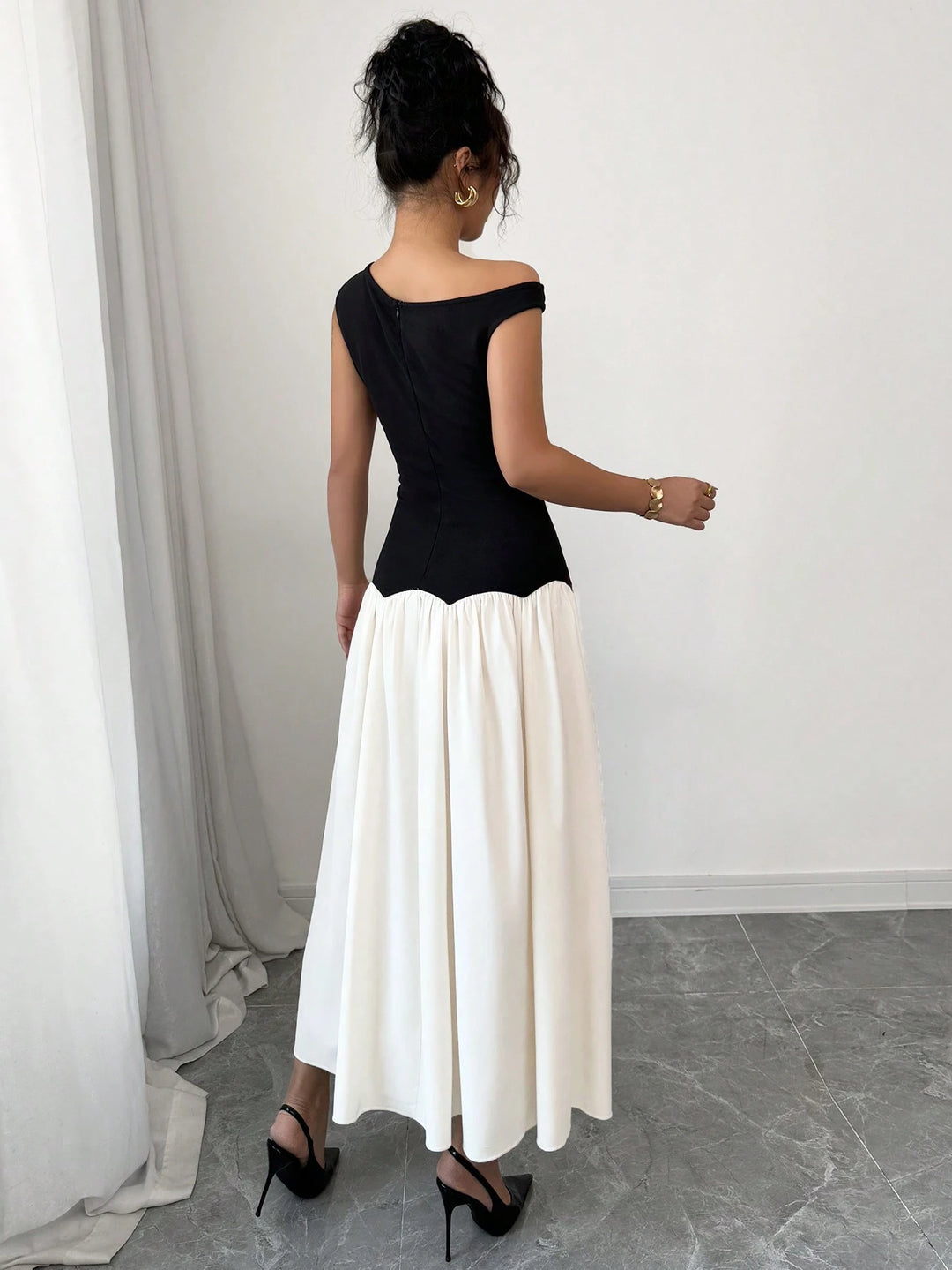 Rochie maxi SHEIN, mix culori