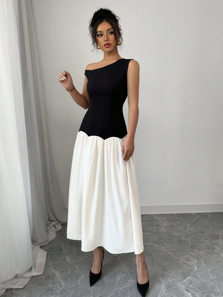 Rochie maxi SHEIN, mix culori