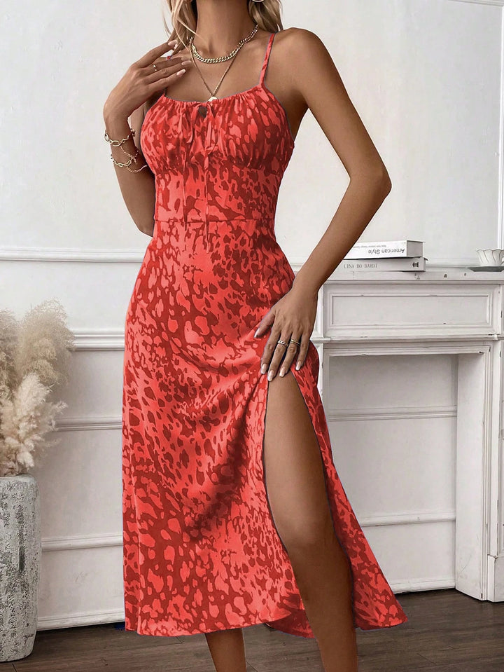 SHEIN Midi Ruha, Piros
