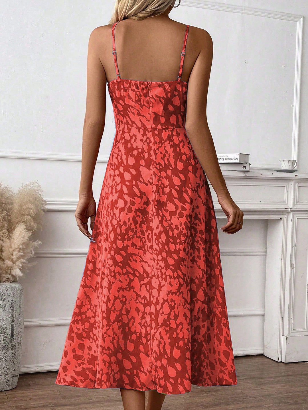 SHEIN Midi Ruha, Piros