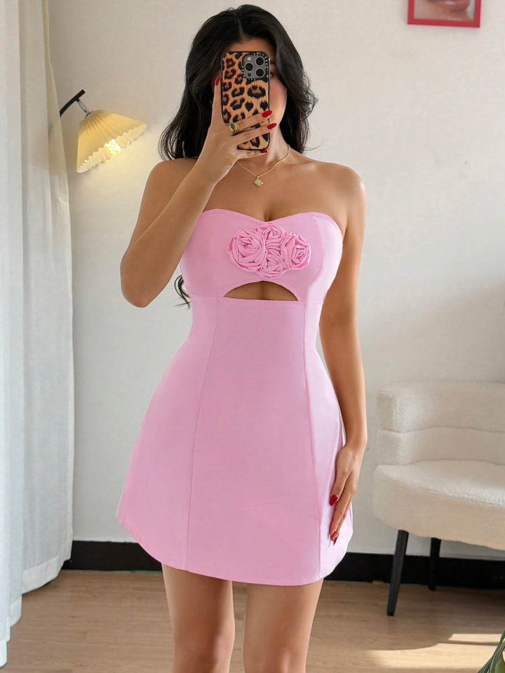 Rochie mini SHEIN, roz