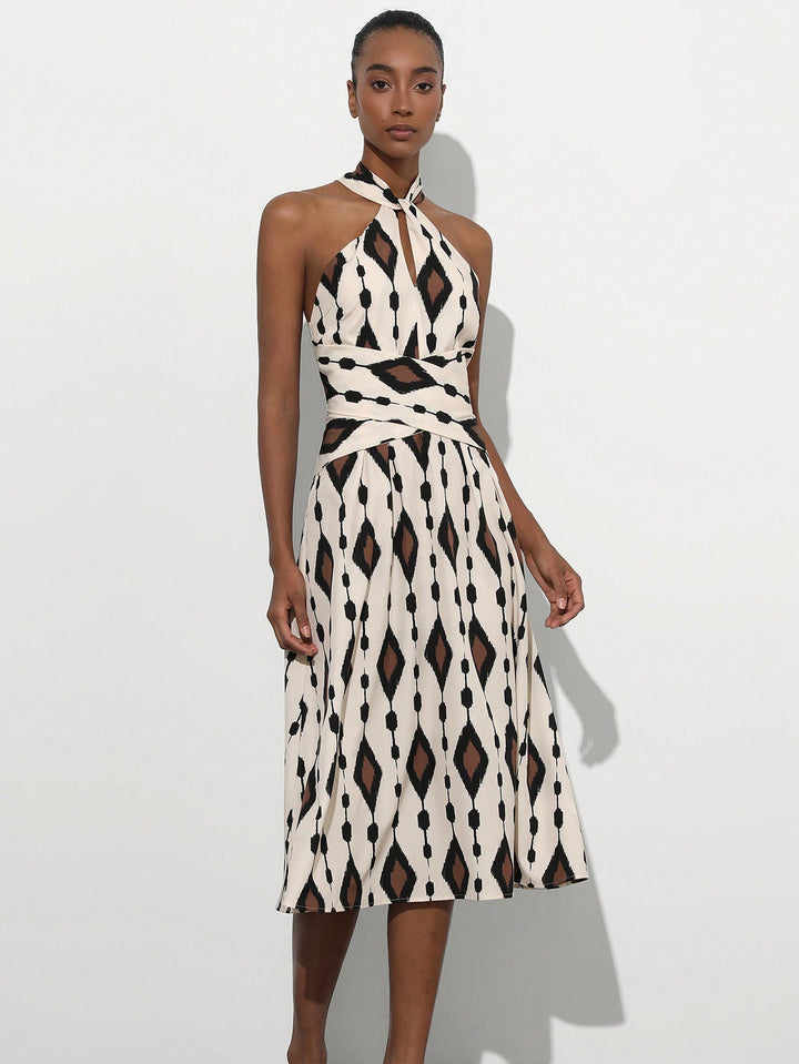 Rochie midi SHEIN, mix culori