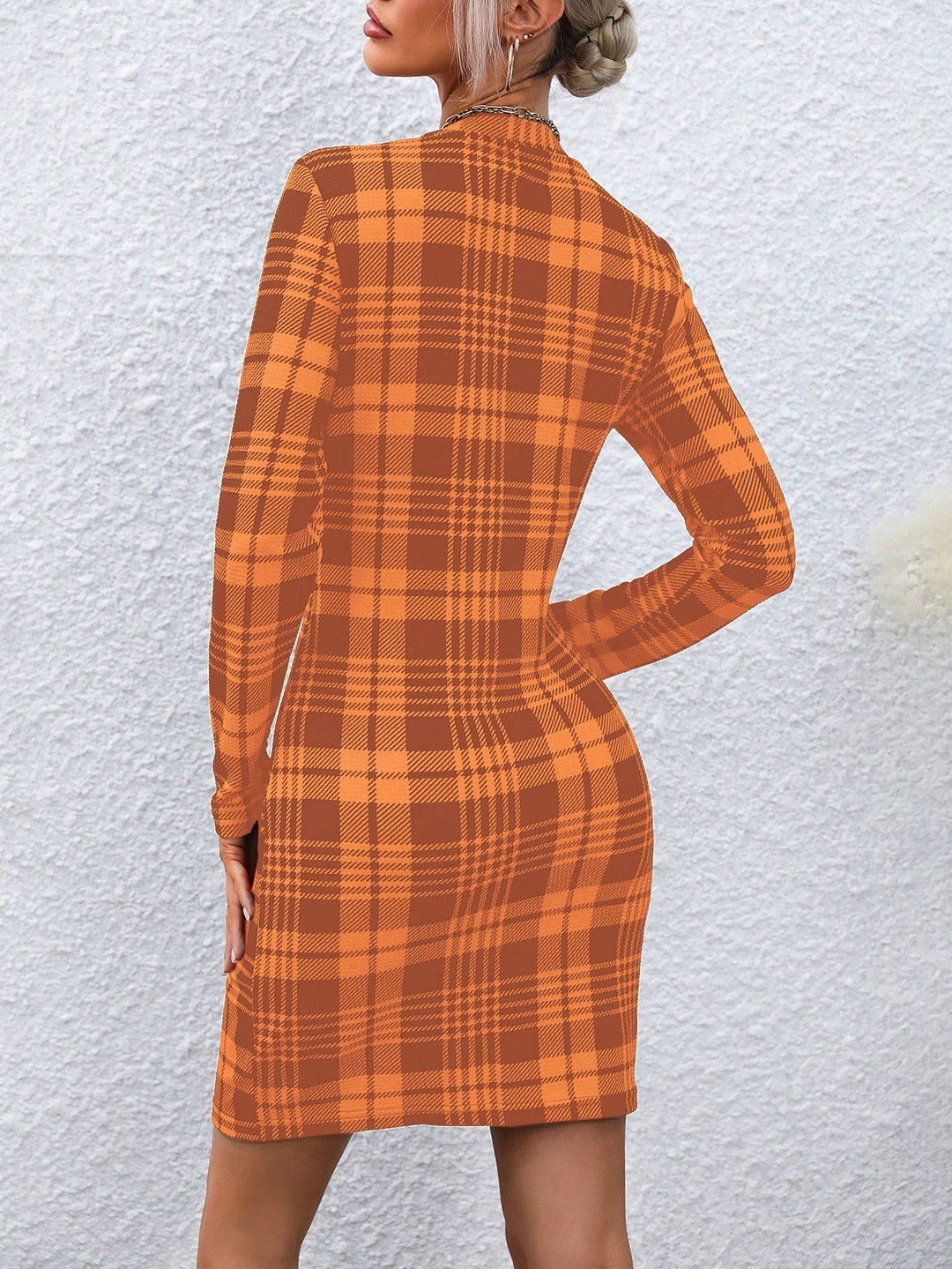 Rochie mini SHEIN, portocaliu
