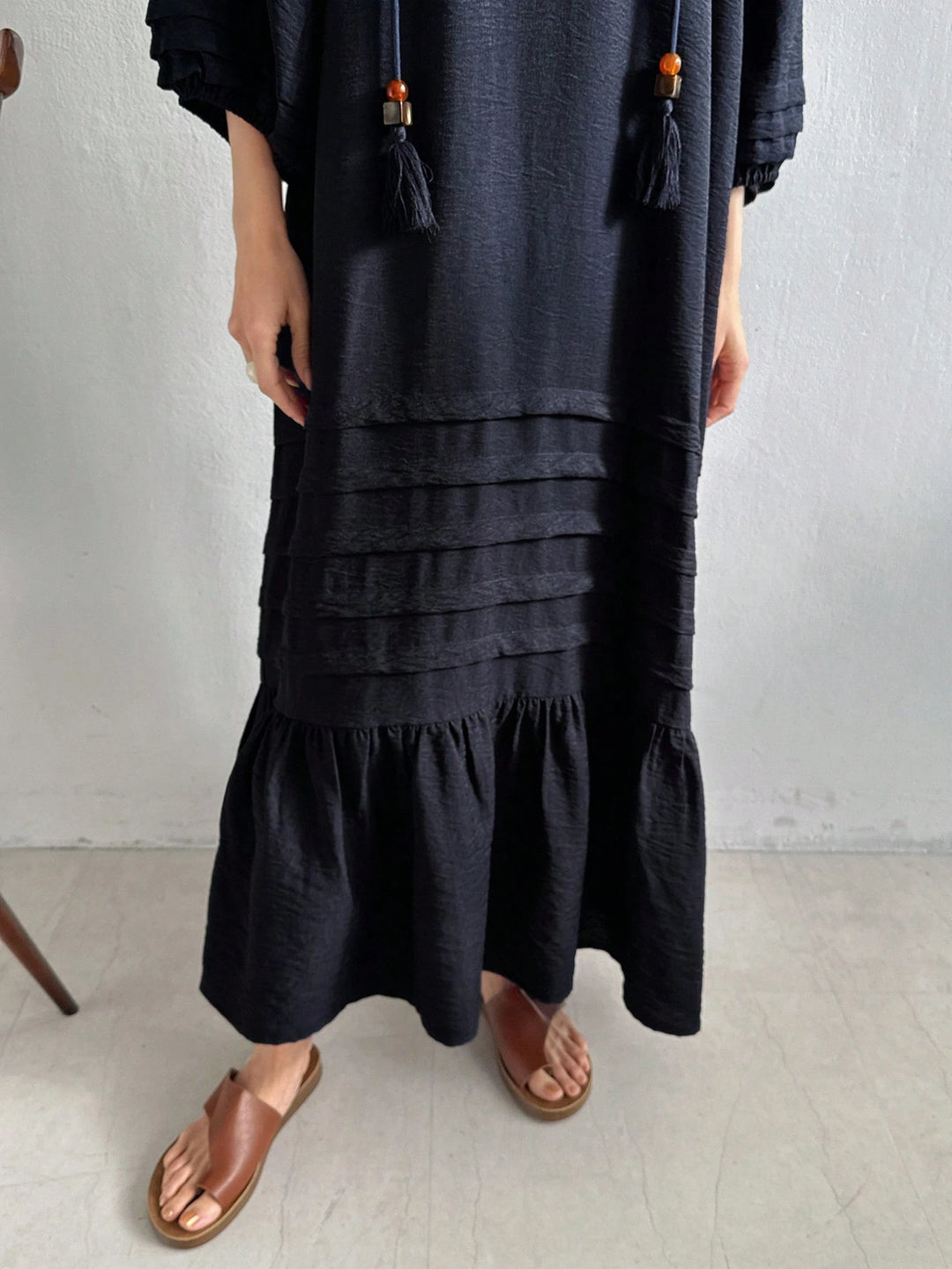 SHEIN maxi ruha, kék