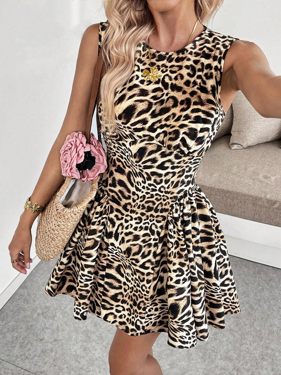 Rochie mini Shein, mix culori