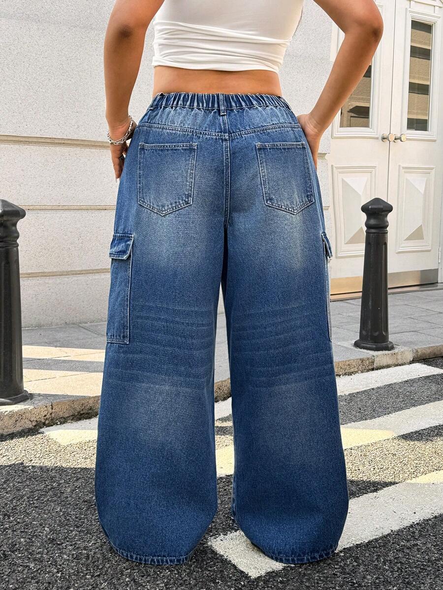Jeans SHEIN, albastru