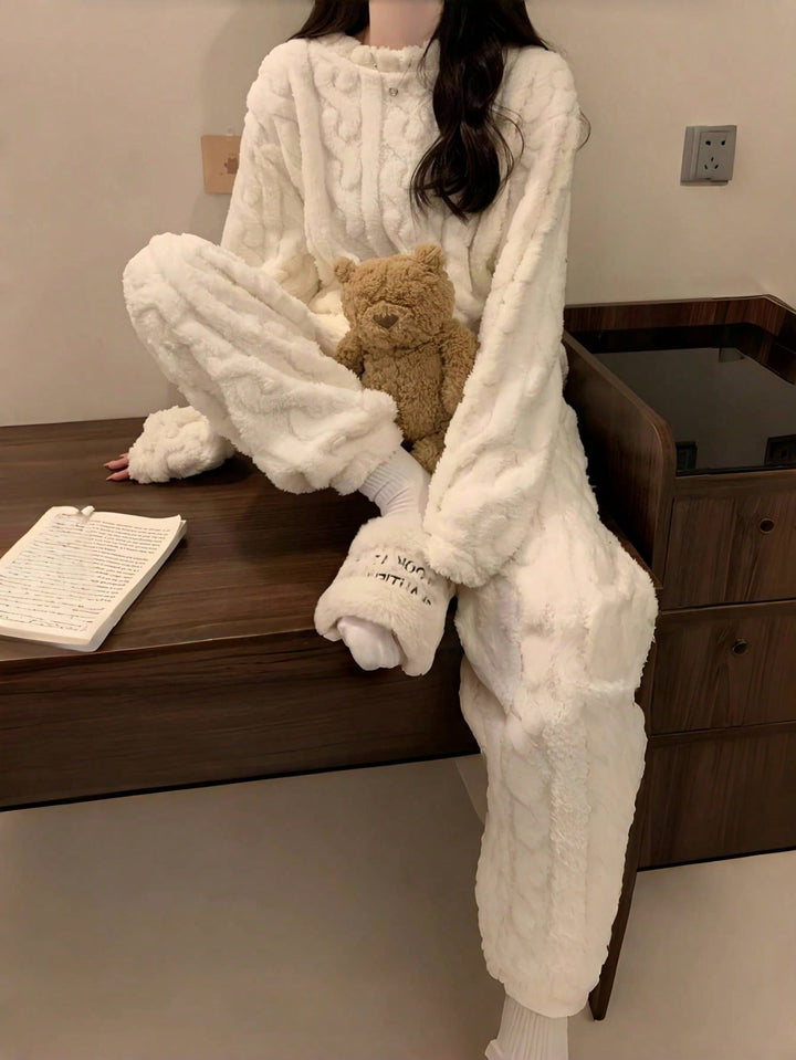 Pijama SHEIN, alb