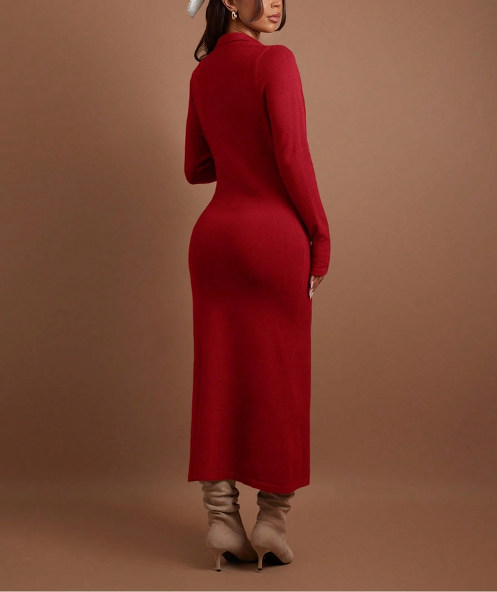 Rochie midi SHEIN, roșu