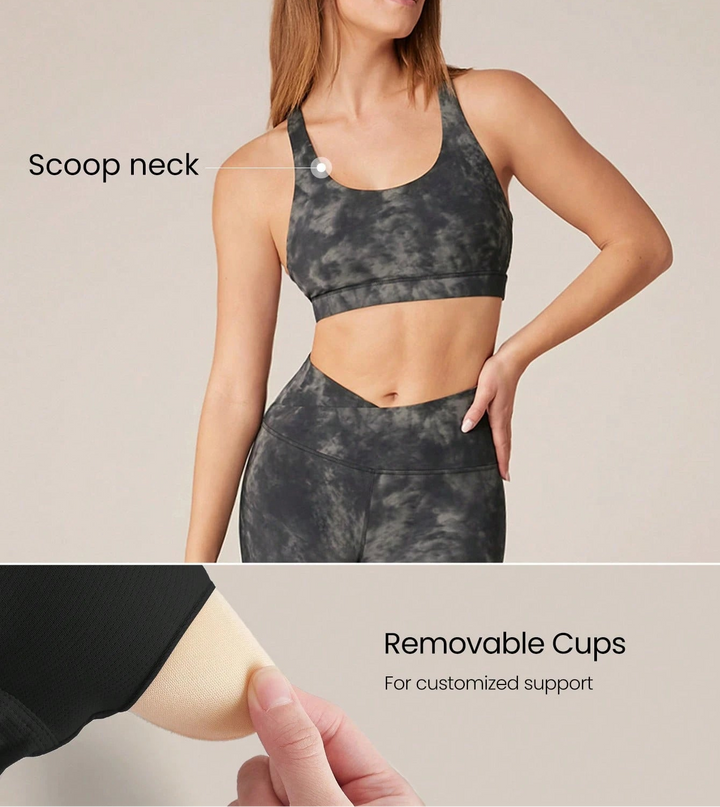 SHEIN szürke sportmelltartó