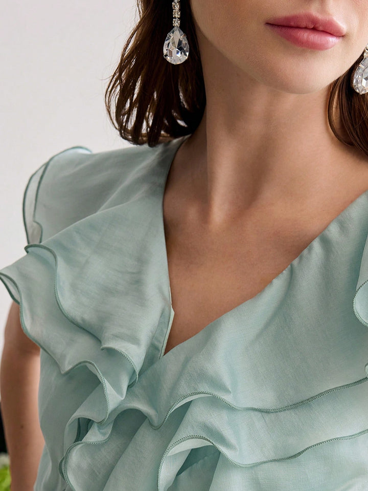 Rochie midi SHEIN, turcoaz