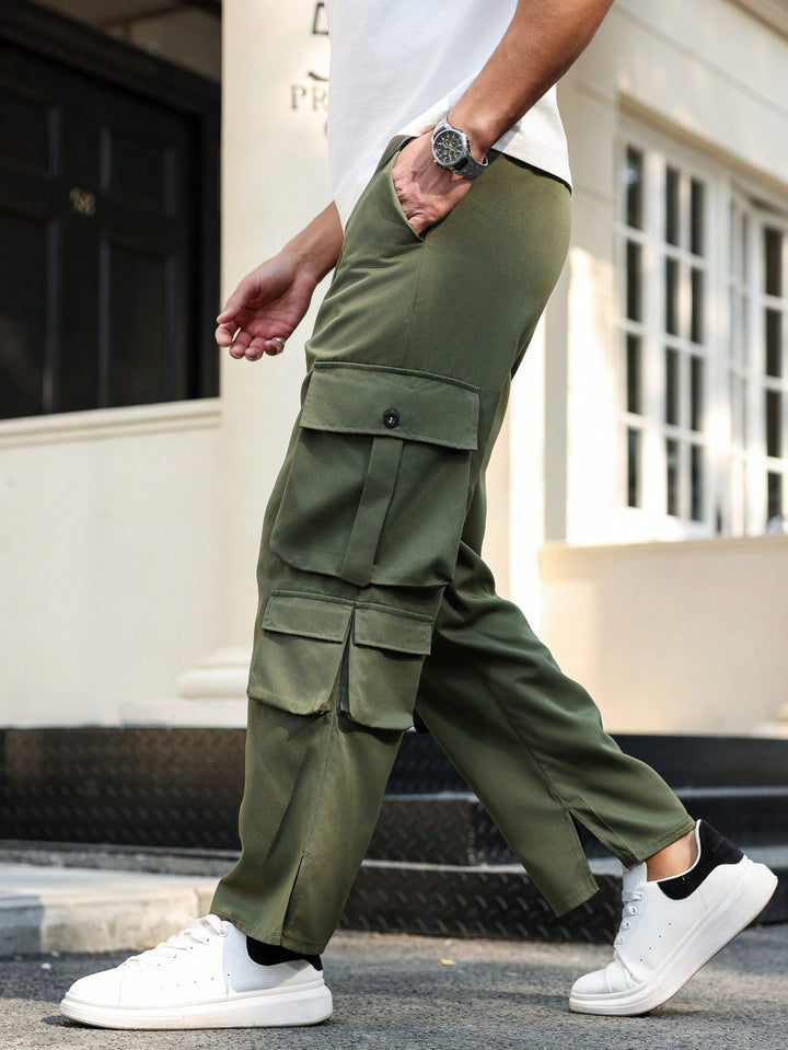 Pantaloni SHEIN, kaki