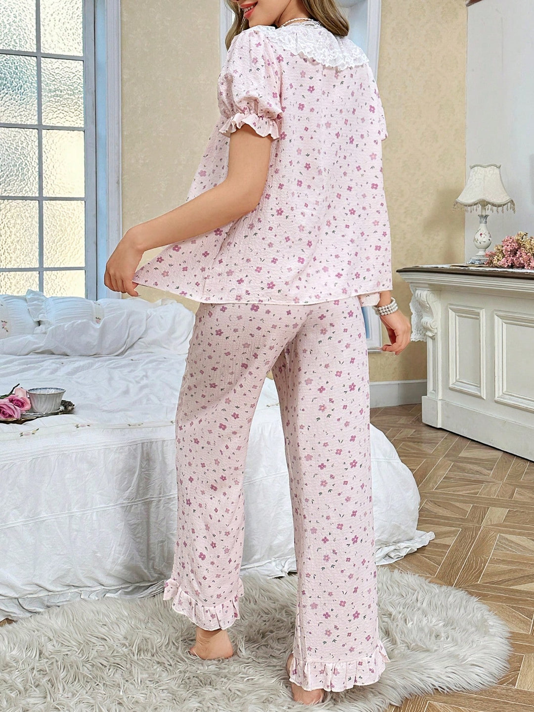 Pijama SHEIN, roz