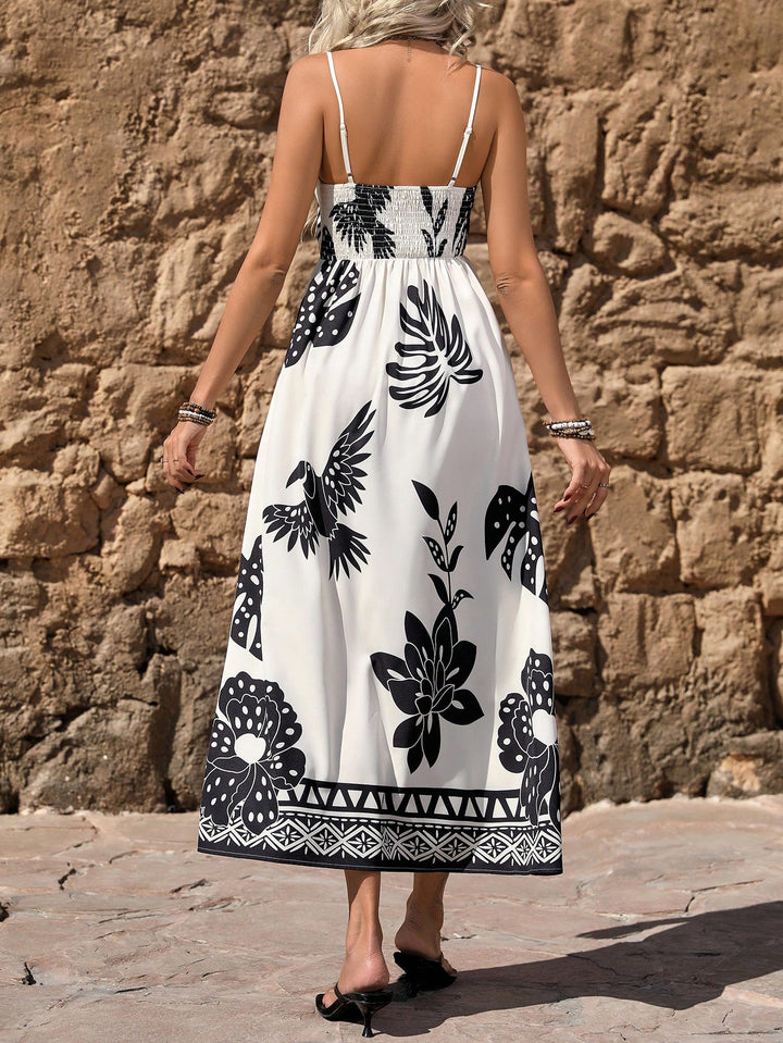 SHEIN maxi ruha, bézs