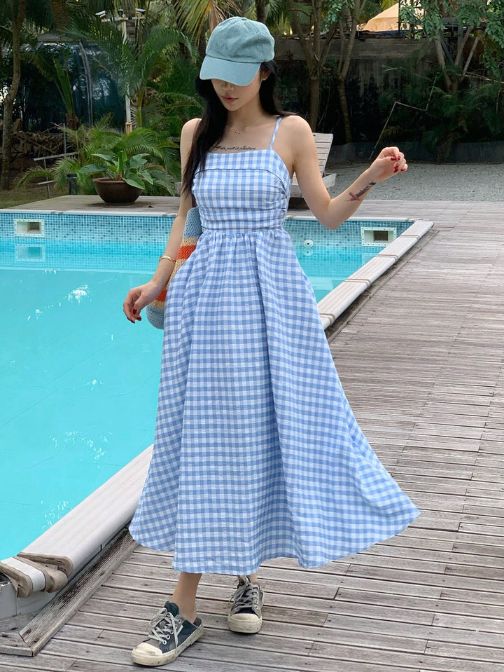 Rochie midi SHEIN, albastru