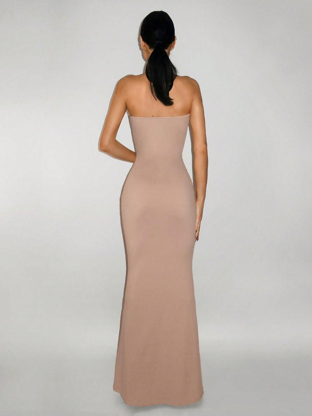 Rochie maxi SHEIN, kaki