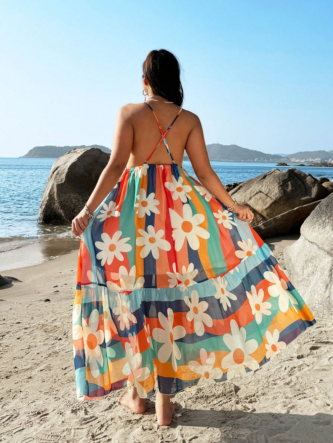 Rochie SHEIN, mix culori