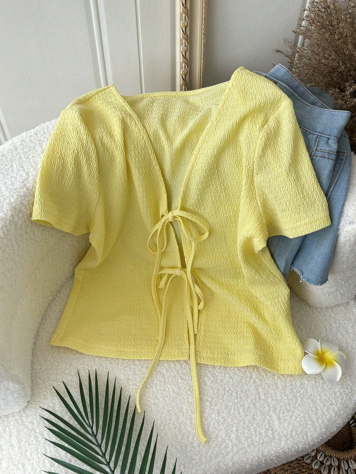 Tricou SHEIN, galben