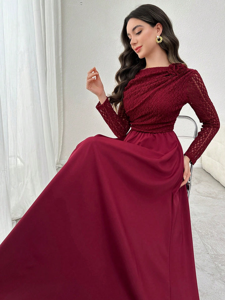 Rochie maxi SHEIN, vișiniu