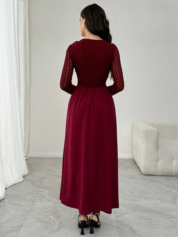 Rochie maxi SHEIN, vișiniu