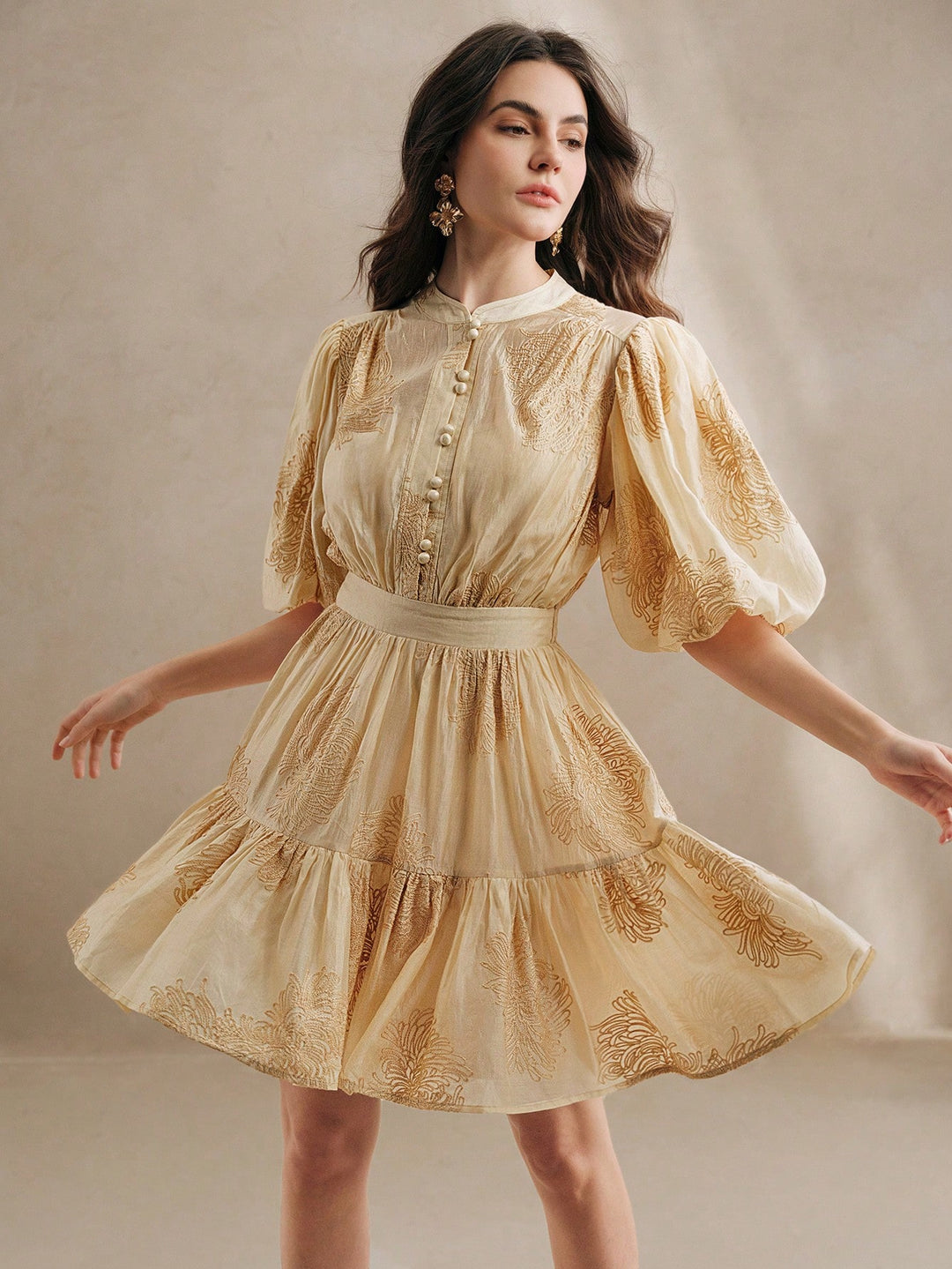 SHEIN khaki rövid ruha