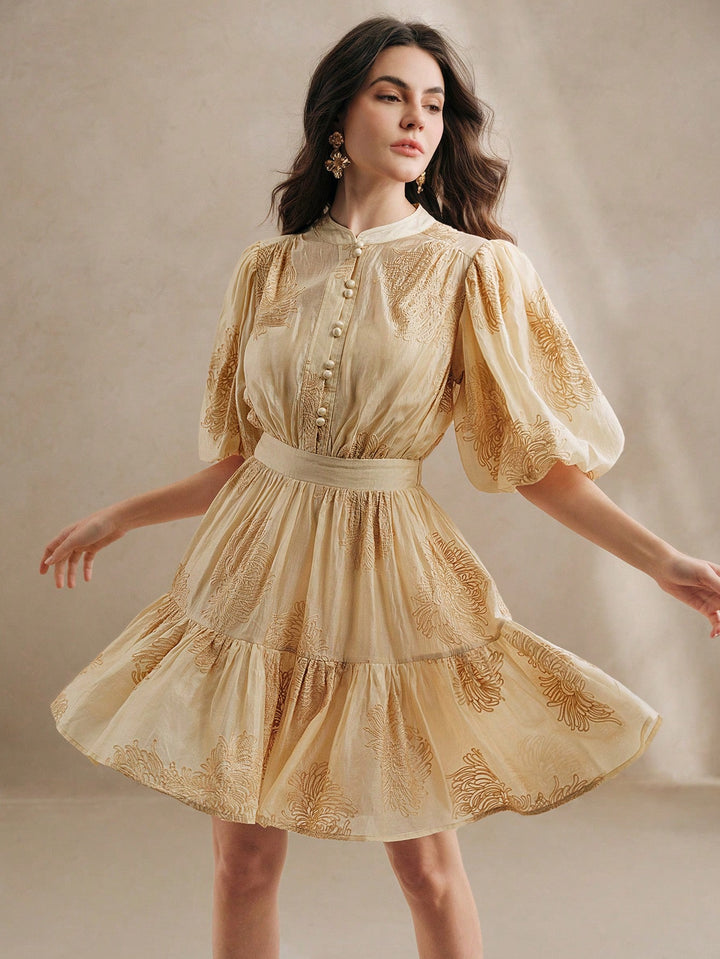 SHEIN khaki rövid ruha