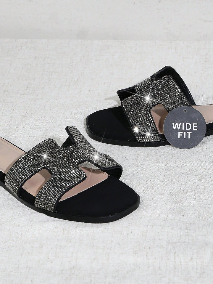 SHEIN papucs, fekete
