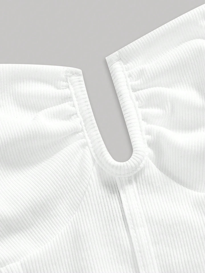 Top SHEIN, alb