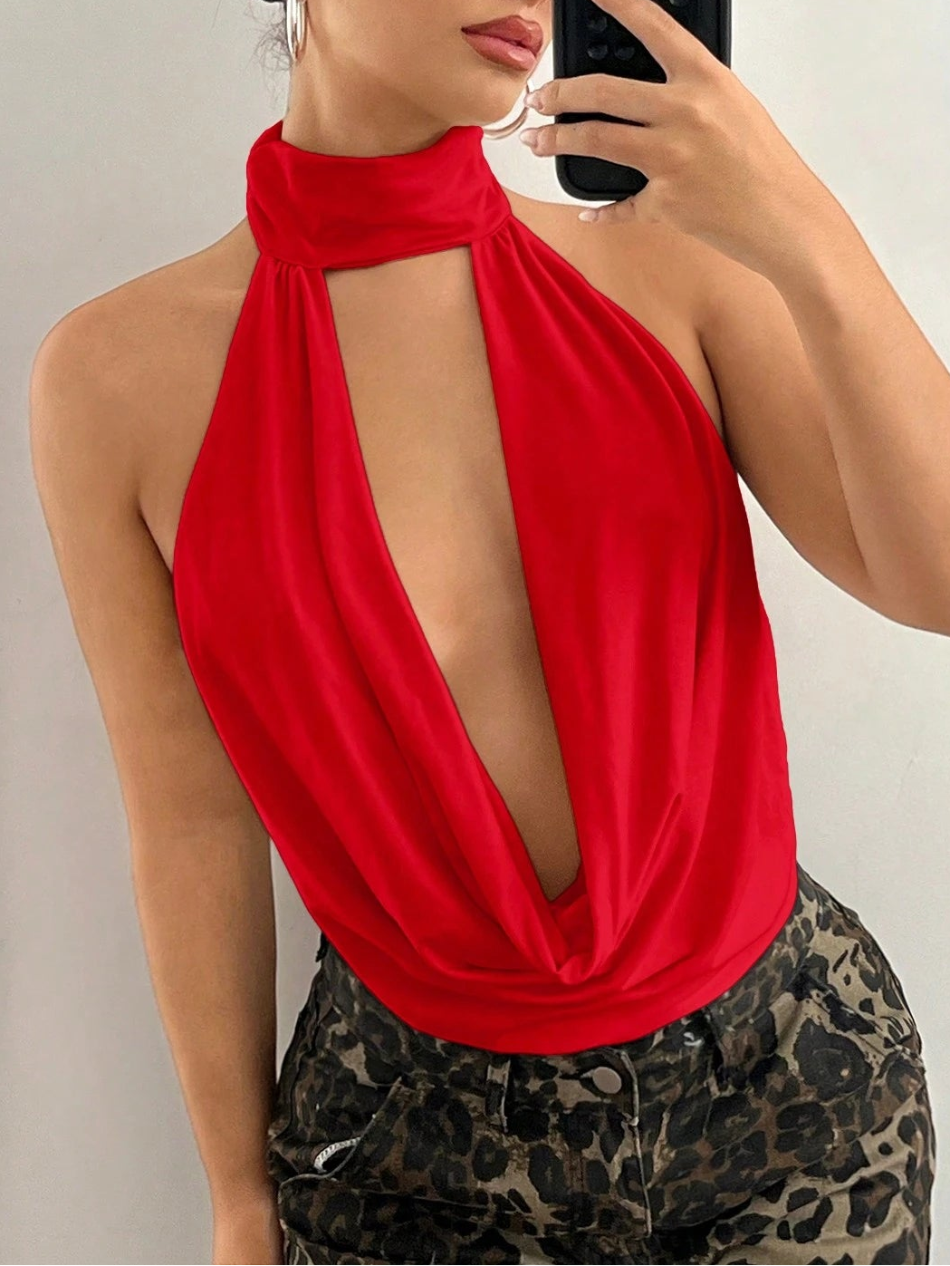 Top Shein, piros