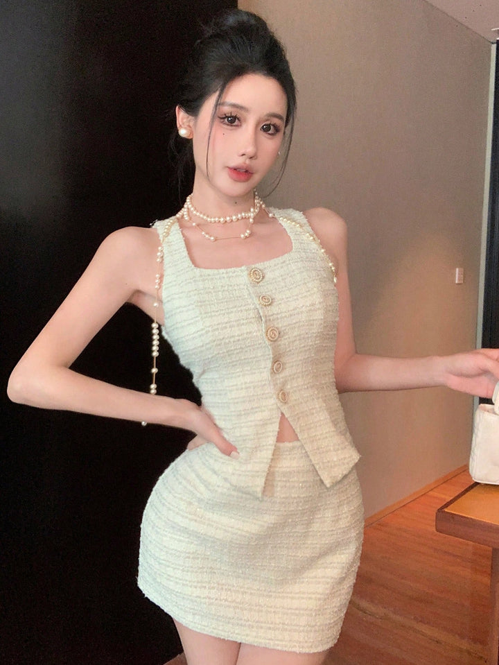 SHEIN együttes, bézs