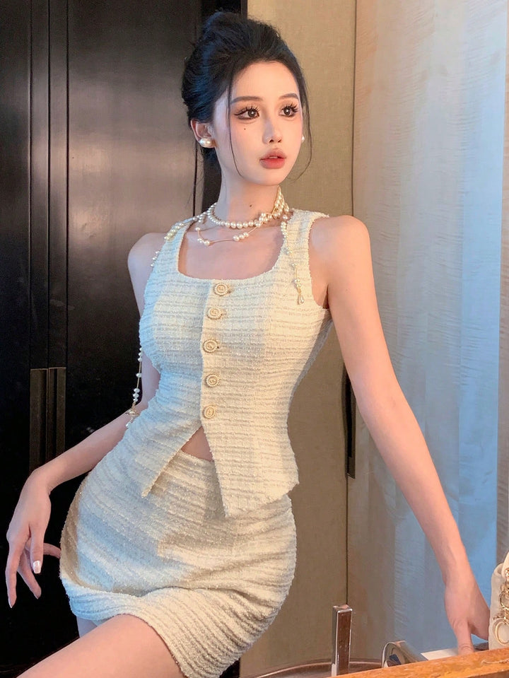SHEIN együttes, bézs