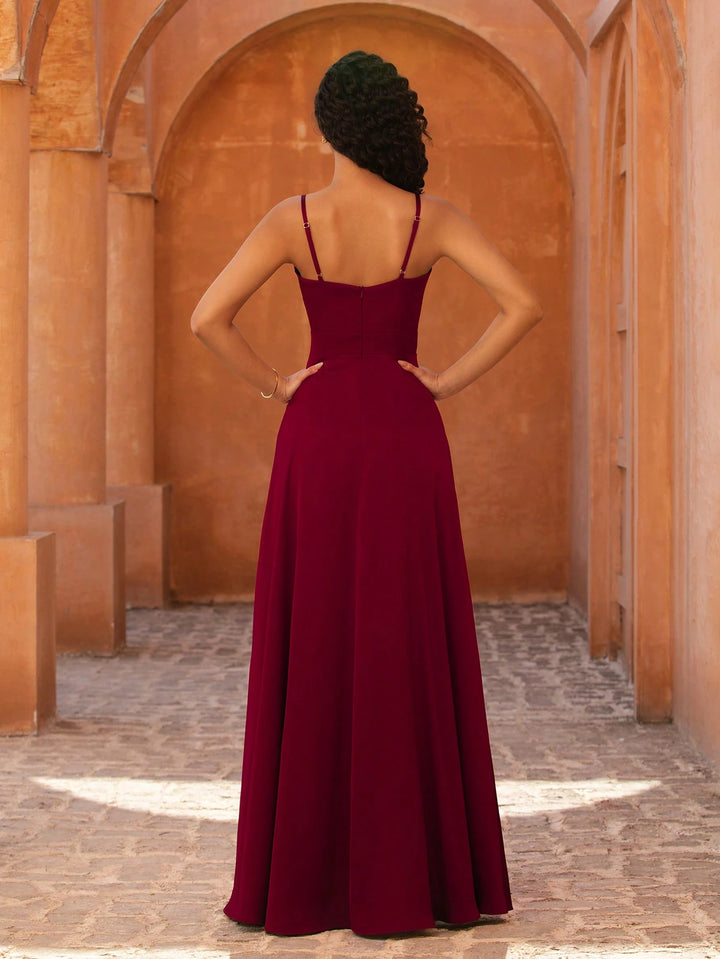 Rochie de ocazie SHEIN, vișiniu