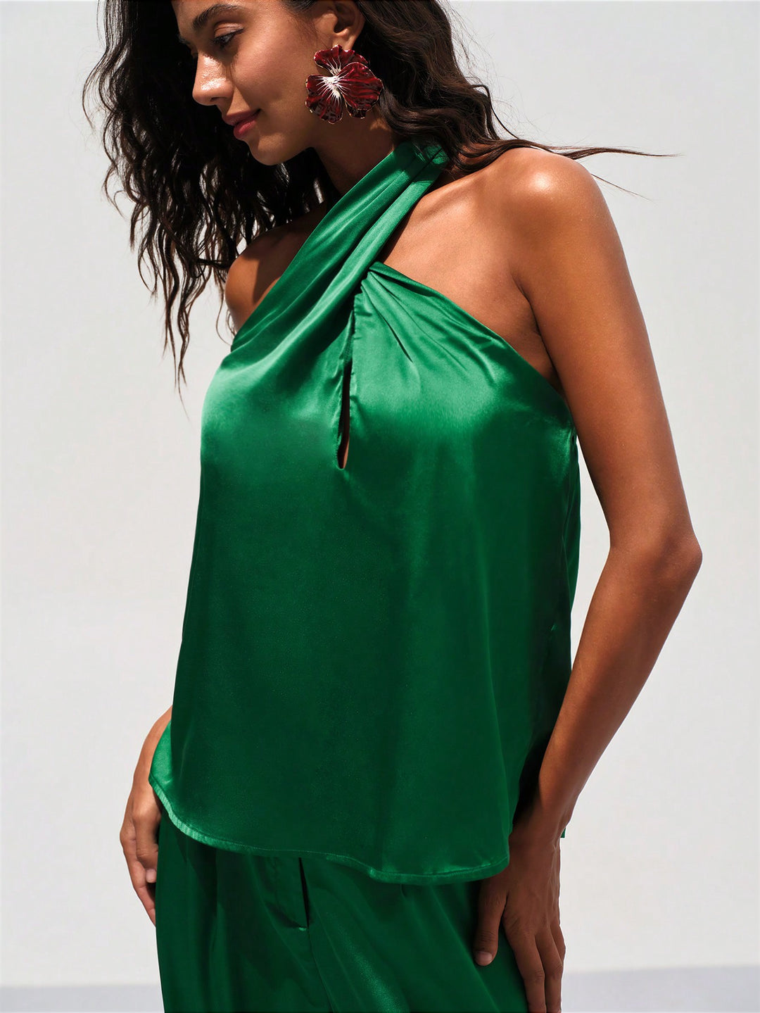Top SHEIN, verde