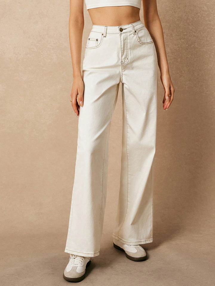 Jeans SHEIN, alb