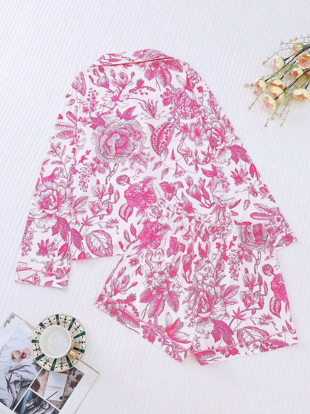 Compleu pijamale SHEIN, mix culori