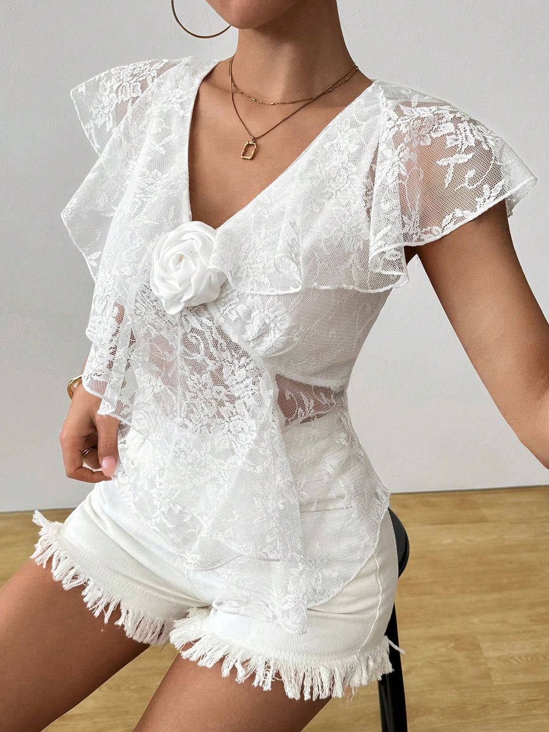 Bluza SHEIN, alb