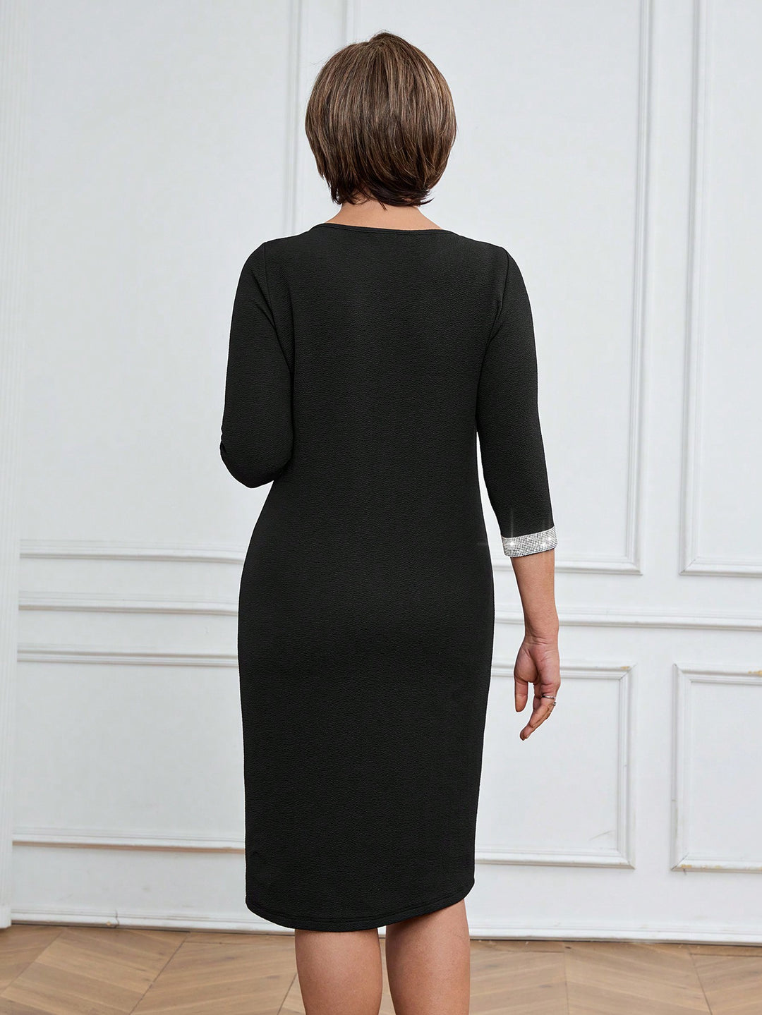 Rochie midi SHEIN, negru