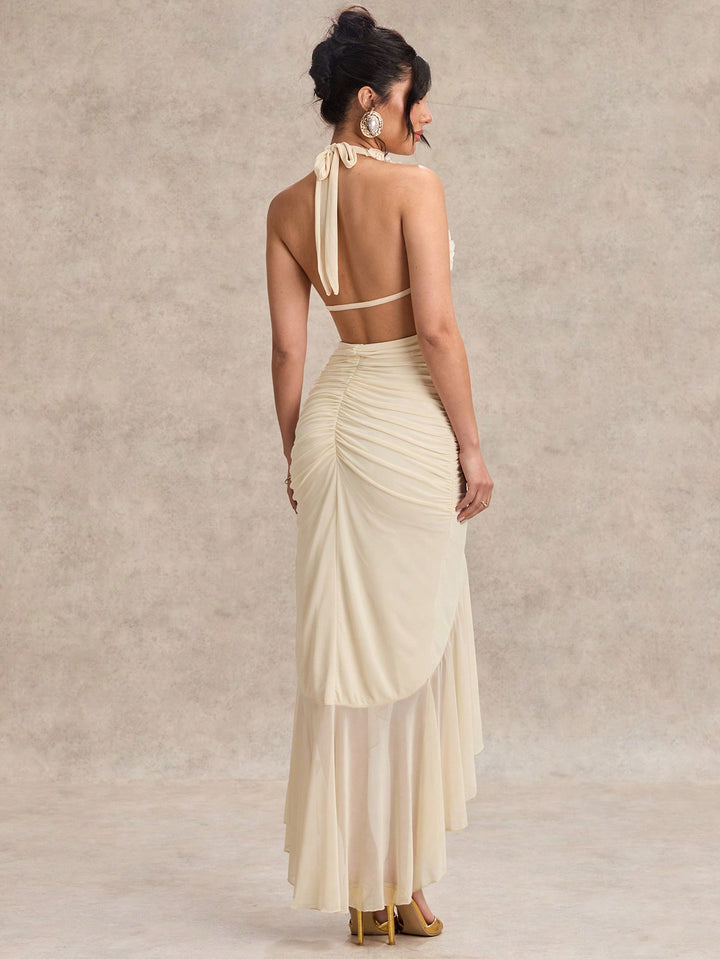 Rochie maxi SHEIN, portocaliu