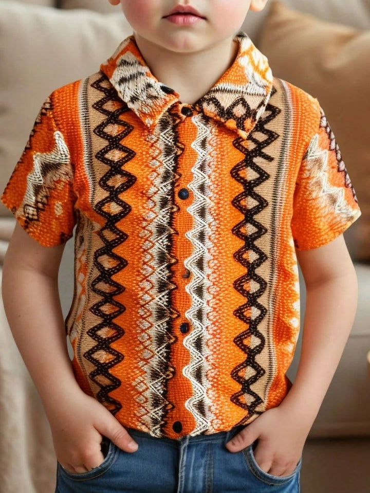 Shein rövid ujjú ing, többszínű