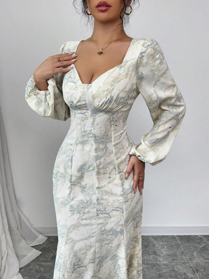 Rochie maxi SHEIN, albastru