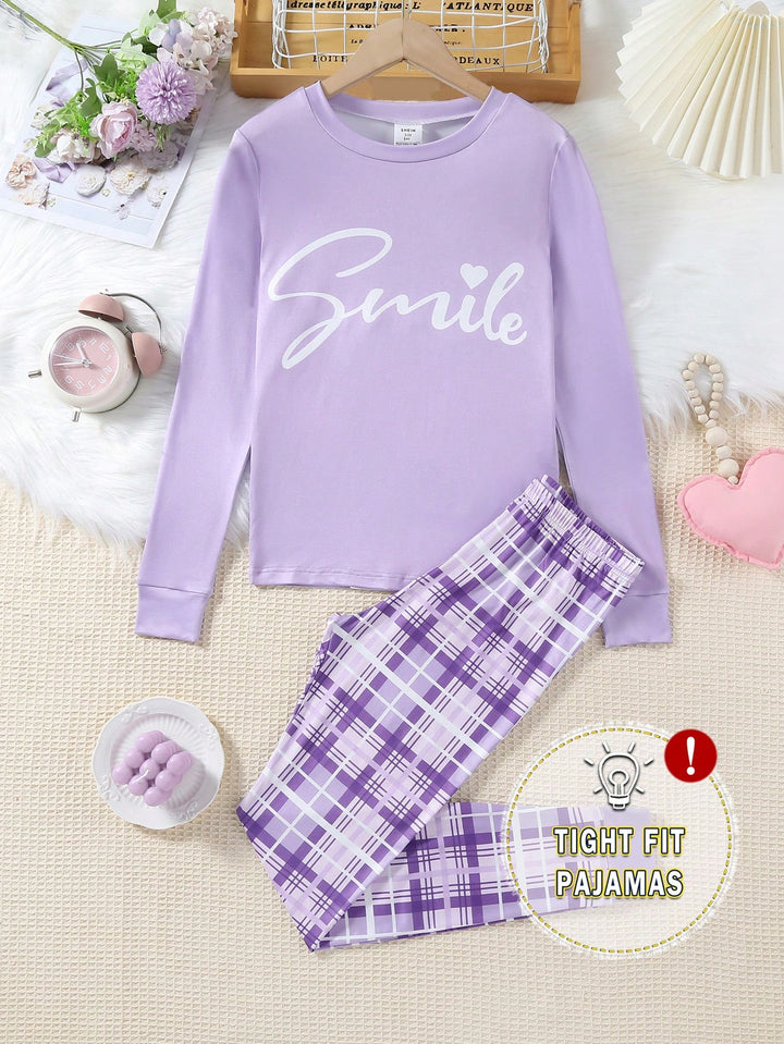 Compleu pijamale SHEIN, mov