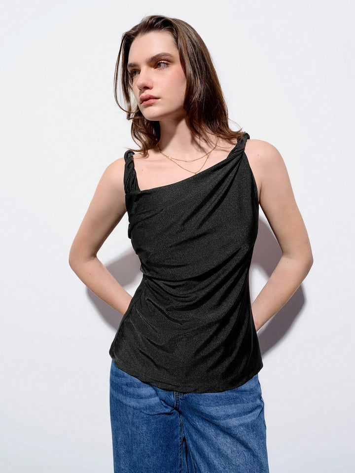 Top SHEIN, negru