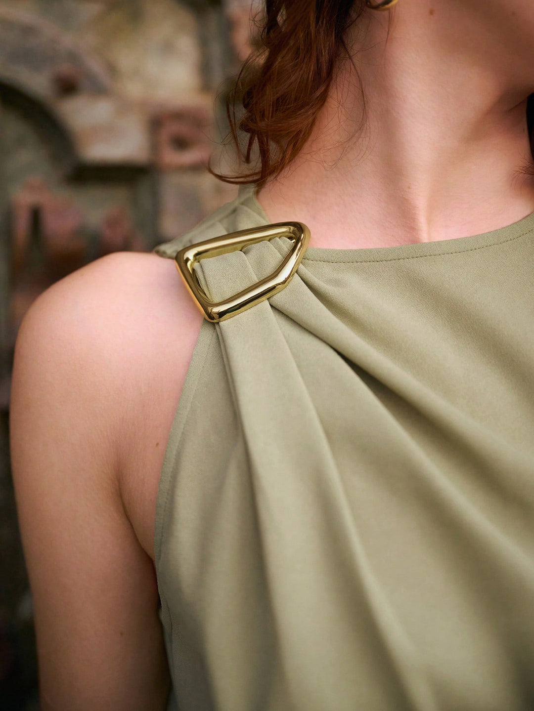 Top SHEIN, verde