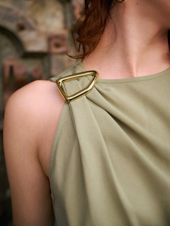 Top SHEIN, verde