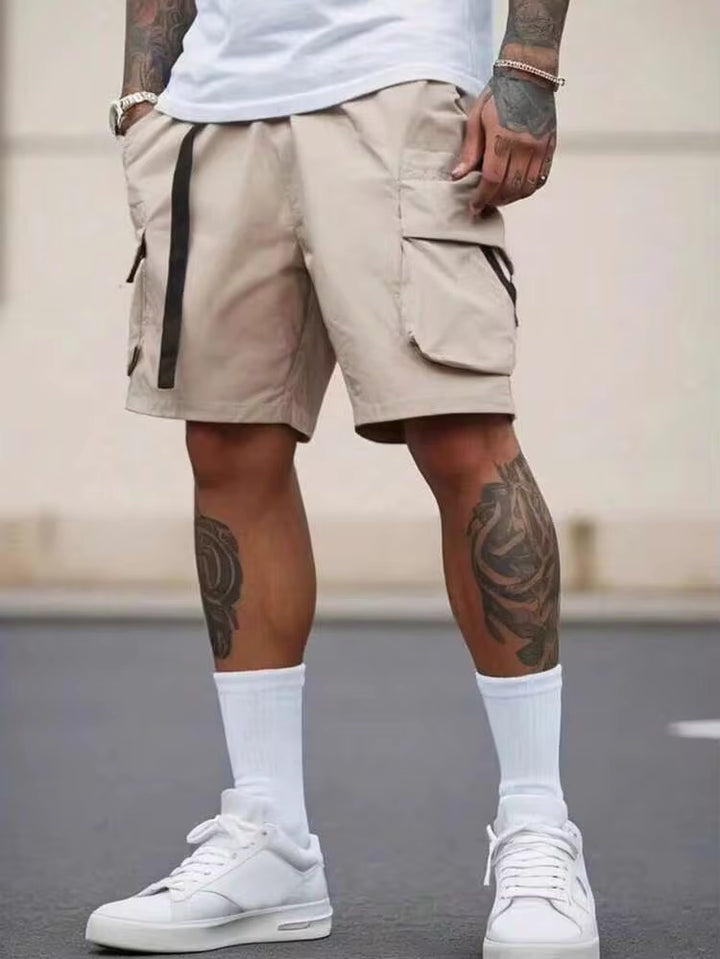 Pantaloni scurți SHEIN, crem